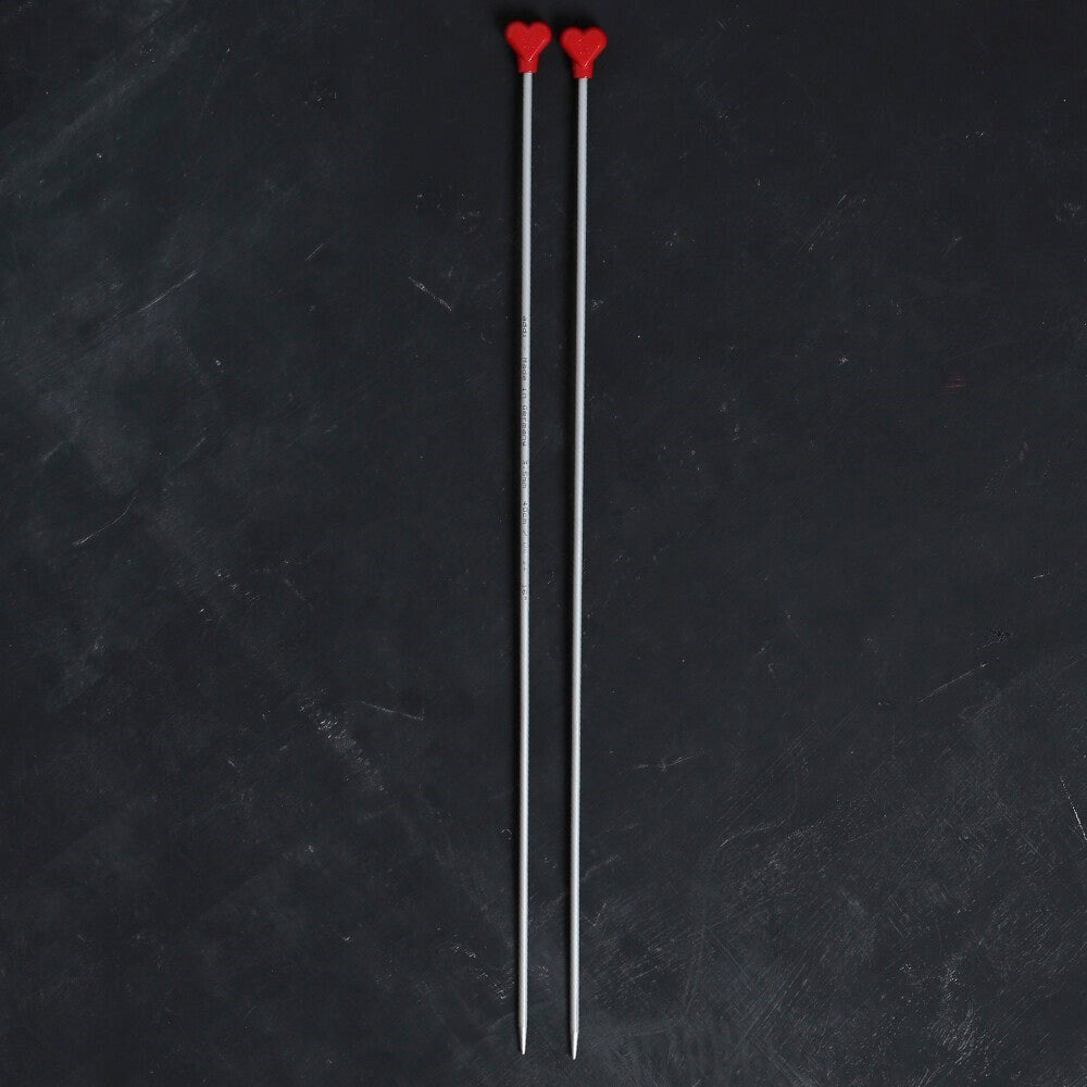ADDI KALPLİ 3.5MM 40CM KLASİK ALÜMİNYUM ÖRGÜ ŞİŞİ - UcuzaGeliyor