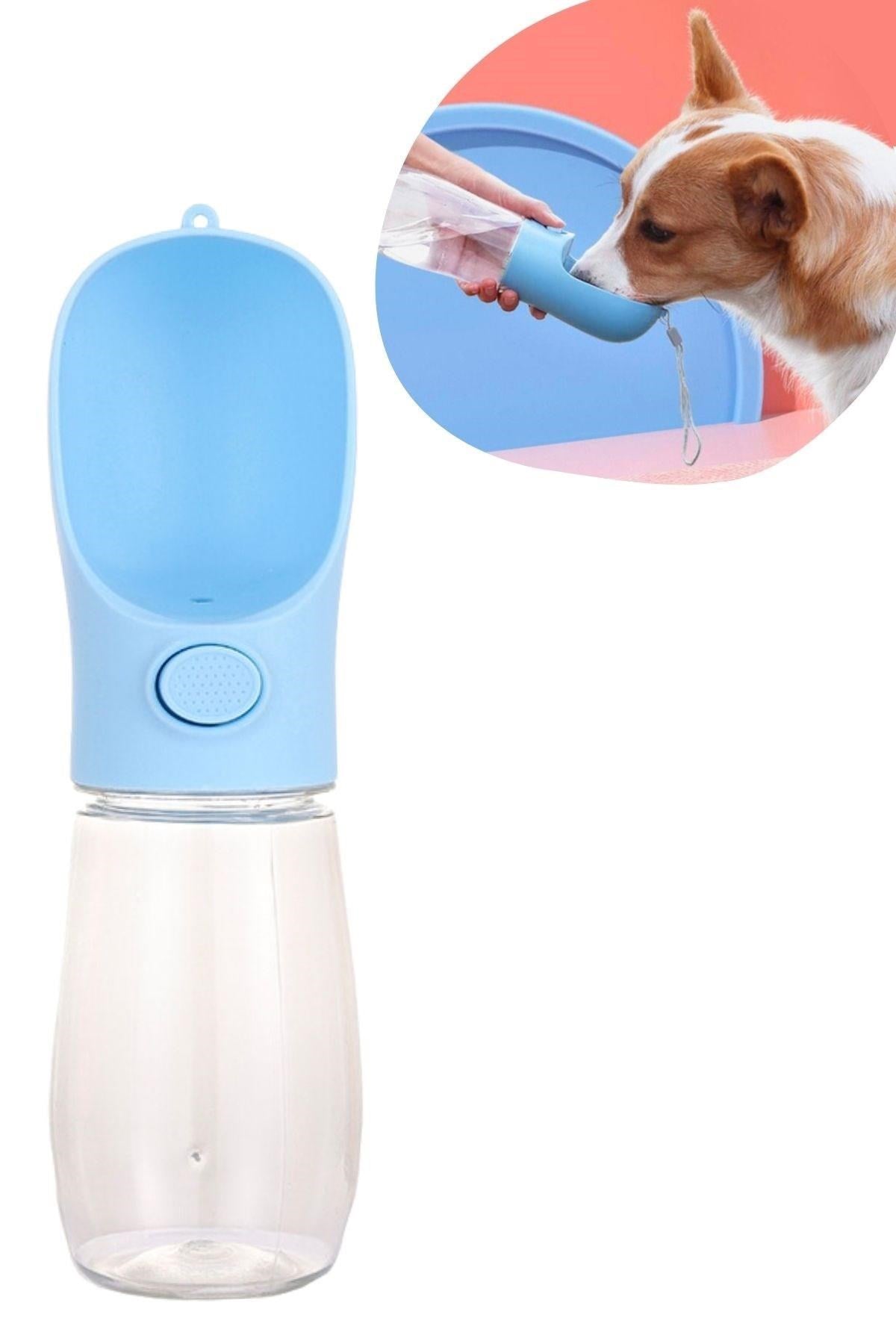 BUFFER® 450 ml Taşınabilir Butonlu Evcil Hayvan Suluğu