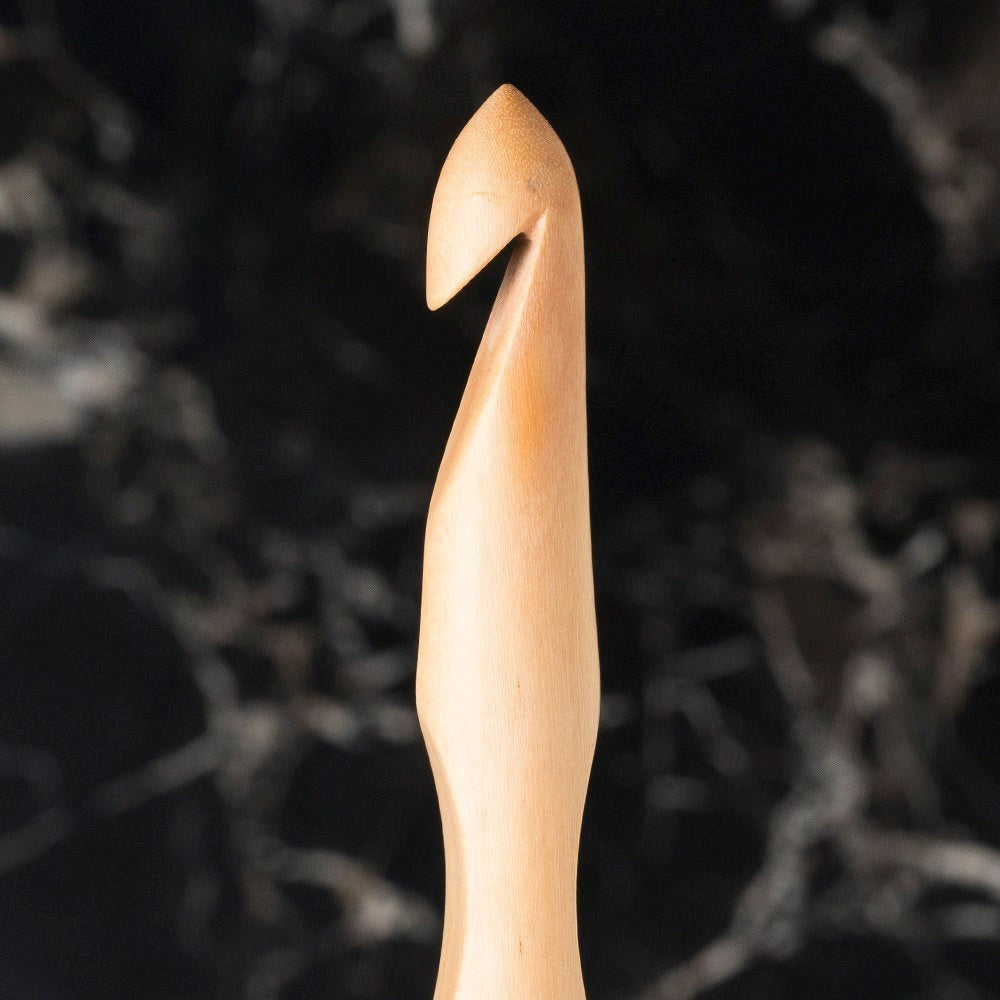 La Mia Whitewood 10 mm 15.5 cm Ahşap Yün Tığ