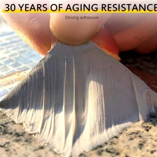 GENEL® 2 Mt Yüksek Sıcaklık Dayanan Su Geçirmez Çatı  Duvar Çatlak Onarıcı Yapışkan Bant Folyo 5 Cm - UcuzaGeliyor