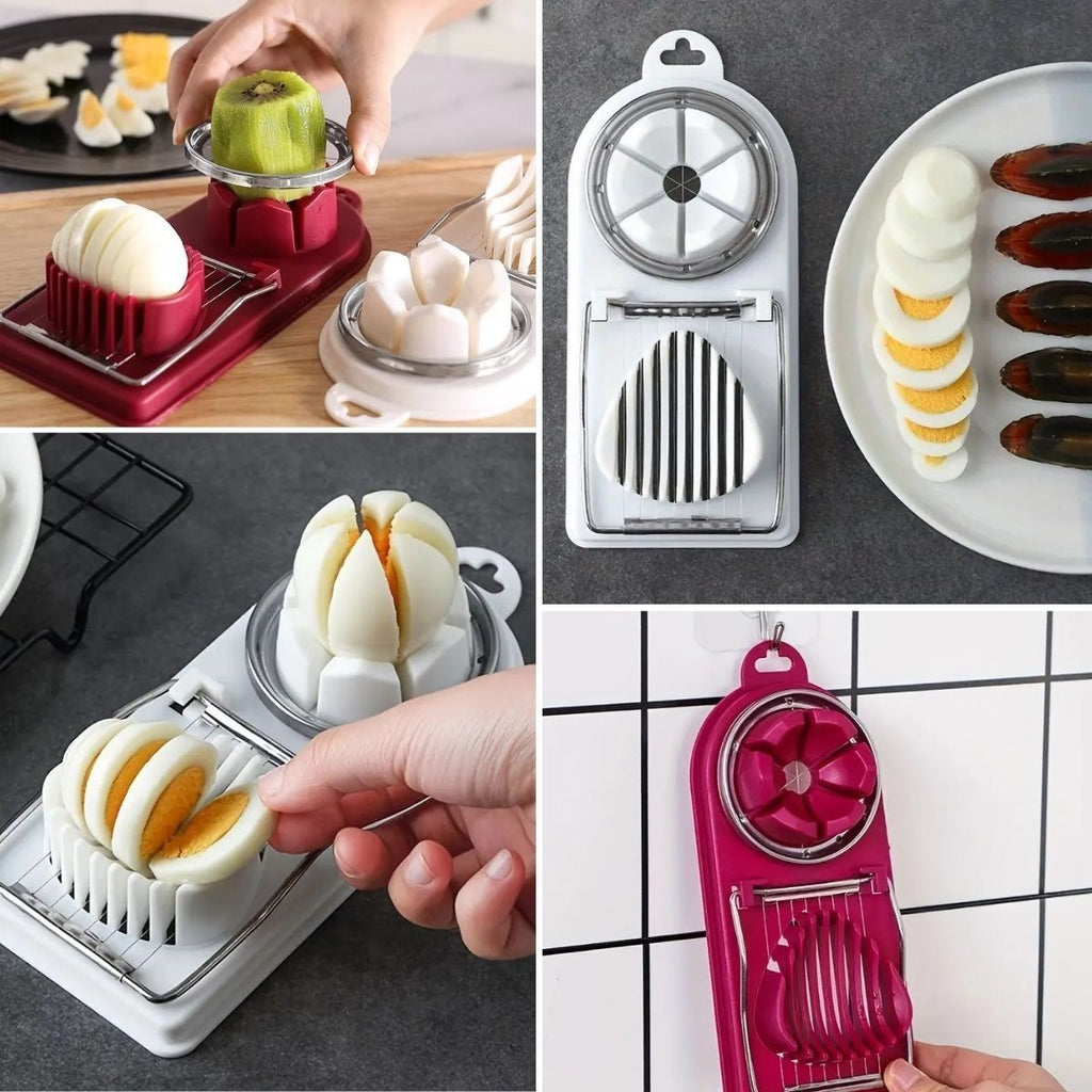 GENEL® Çok Fonksiyonlu Eşit Yumurta ,Meyve Dilimleyici Kesici Aparat