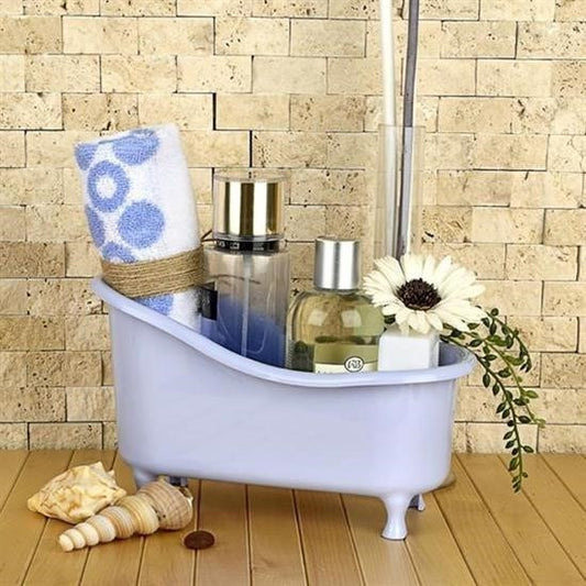 BUFFER® Dekoratif Mini Küvet Şeklinde Çok Amaçlı  Banyo Düzenleyici Sepet - UcuzaGeliyor