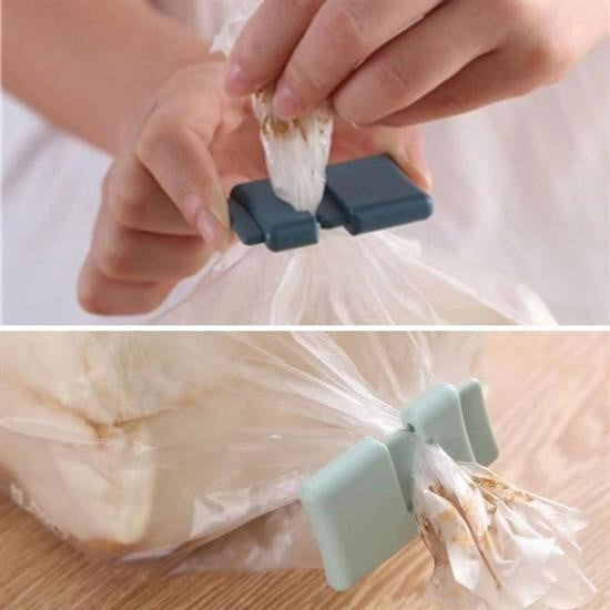 GENEL®  6lı Hava Sızdırmaz Poşet Torba Ambalaj  Ve Paket Kıstırmalı Kapatma Klipsi