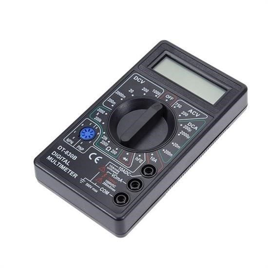 GENEL® Dijital Avometre Multimetre Ölçü Aleti Akım Voltaj Direnç Ölçer