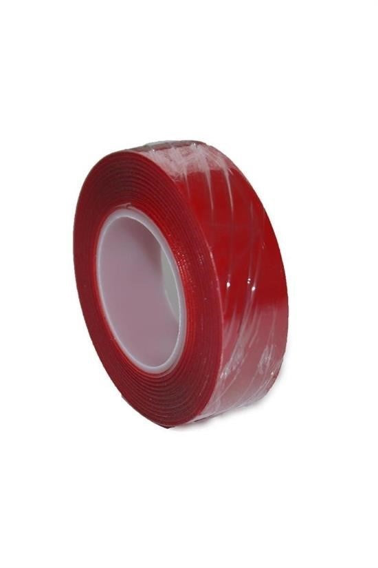 GENEL® 2 Metre Güçlü Yapışkanlı Çift Taraflı Slikon Pratik Şeffaf Bant