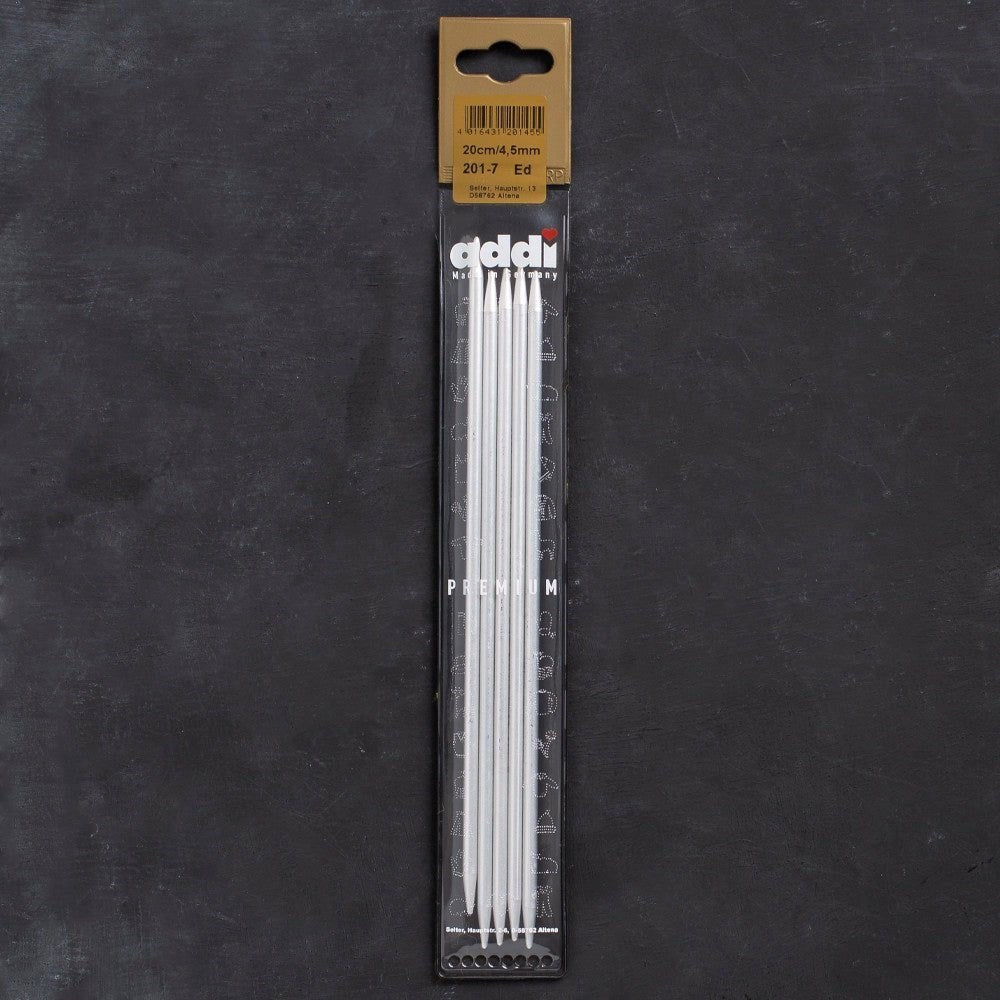 Addi 4,5mm 20cm 5 li Çorap Şişi - 201-7 - UcuzaGeliyor