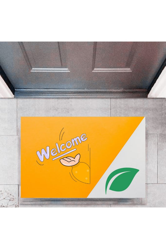 Kapı Önü Paspası Dekoratif Dijital Baskı Welcome P-2345 - UcuzaGeliyor