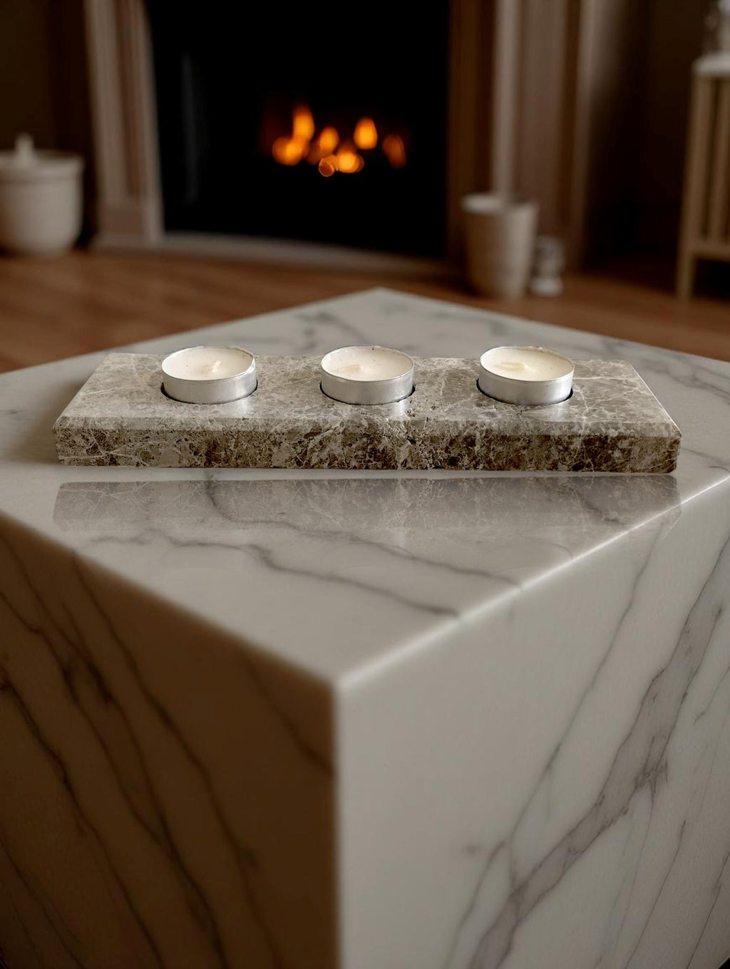 Mermer Mumluk (3 Hazneli)