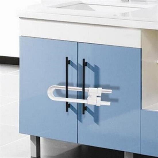 GENEL® Bebek Çocuk Çekmece ve Dolap Koruma Raylı Güvenlik Sistemi Emniyet Kilidi