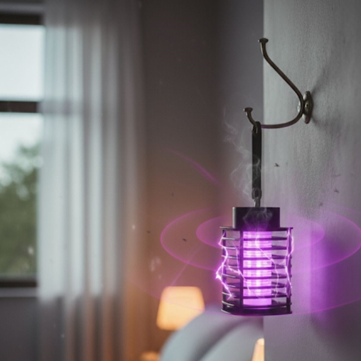 GENEL® Otomatik Akıllı Sivrisinek Öldürme Lambası Şarj Elektrik Çarpması Sivrisinek Kovucu Lamba Öldürmek Masaüstü Duvar Asmak Sinek Kıran Y20