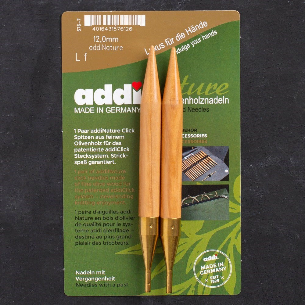 Addi Nature Olive Wood Click 12mm 14cm Misinalı Şi - UcuzaGeliyor
