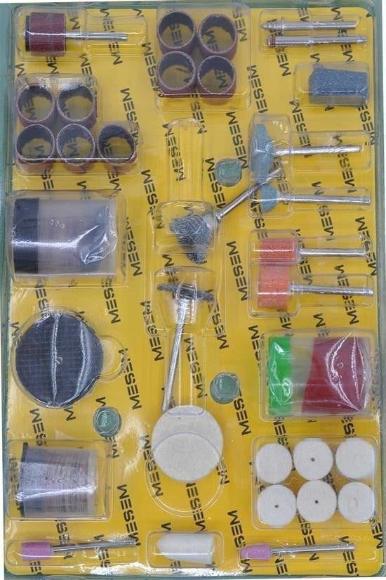 BUFFER® 105 Parça Metal Zımpara Gravür Taşlama Oyma Seti Kalıpçı Takımı