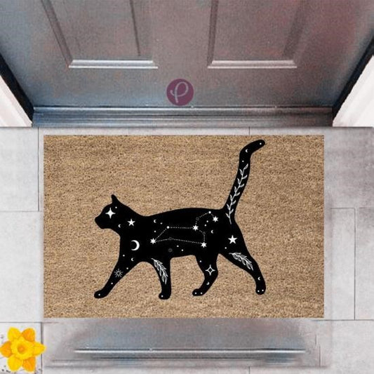 Kapı Önü Paspası Dekoratif Dijital Baskı Kedi P-2496 - UcuzaGeliyor