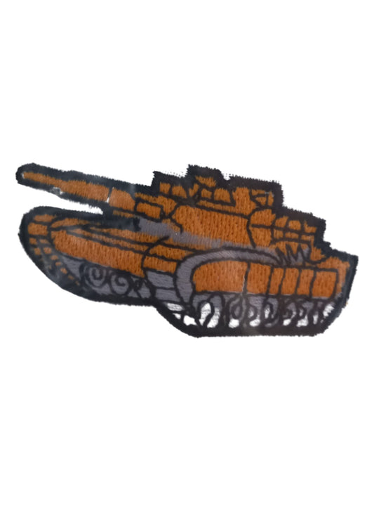 Aplike Ütü İle Yapışan Tank Turuncu Arma 4x3 cm - UcuzaGeliyor
