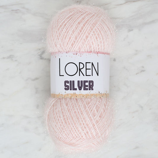 Loren Silver Toz Pembe El Örgü İpi - RS0062 - 34072 - UcuzaGeliyor