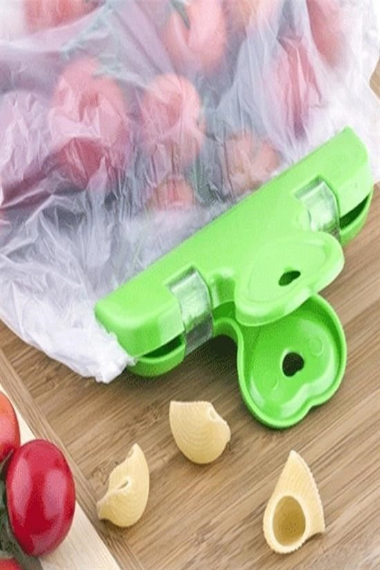 GENEL® 2li Pratik Torba Paket Ve Poşet Kapatıcı Kilitli Klips Mandal