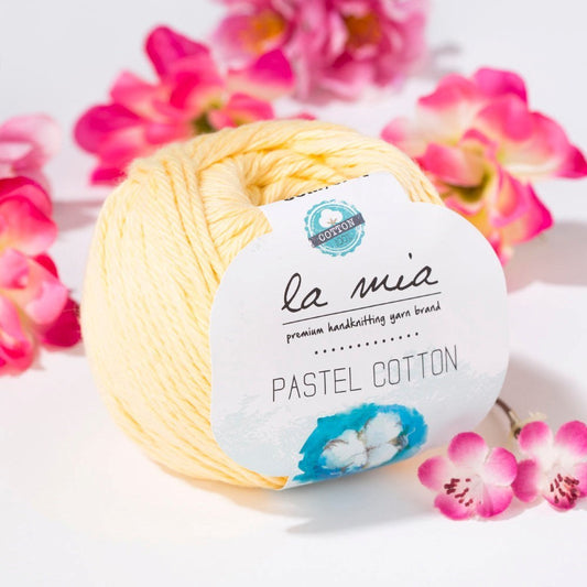 La Mia Pastel Cotton Sarı El Örgü İpi - L060 - 33615 - UcuzaGeliyor