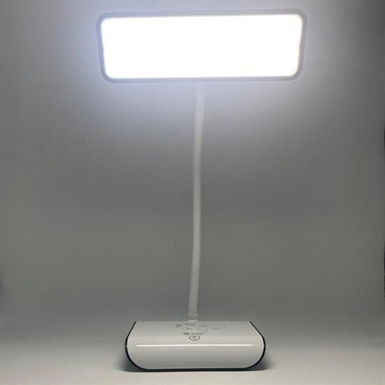 GENEL® Şarjlı Oynar Esnek Başlıklı Dokunmatik 3 Farklı Modda Yanan Kaymaz Taban LED Masa Lambası