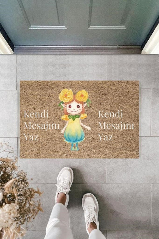 Dijital Baskı Kişiye Özel İç Kapı Dekorasyon Paspas  PS11198 - UcuzaGeliyor