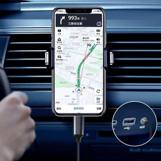 BUFFER® iPhone Lightning Aux Araç Dönüştürücü Ses Kablosu 35 mm Jack Girişli - UcuzaGeliyor