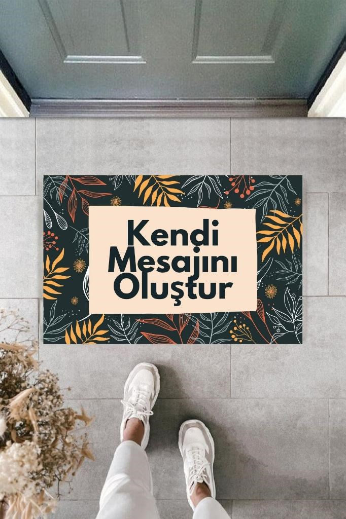Dijital Baskı Kişiye Özel İç Kapı Dekorasyon Paspas PS11303 - UcuzaGeliyor