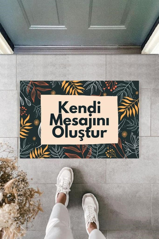 Dijital Baskı Kişiye Özel İç Kapı Dekorasyon Paspas PS11303 - UcuzaGeliyor