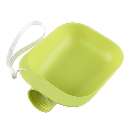 BUFFER® Evcil Hayvan Plastik Yıkanabilir Taşınabilir Su Şişesi Bağlantılı Su Kabı