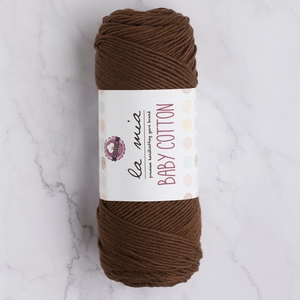La Mia Baby Cotton Kahverengi El Örgü İpi - L005 - 33633 - UcuzaGeliyor