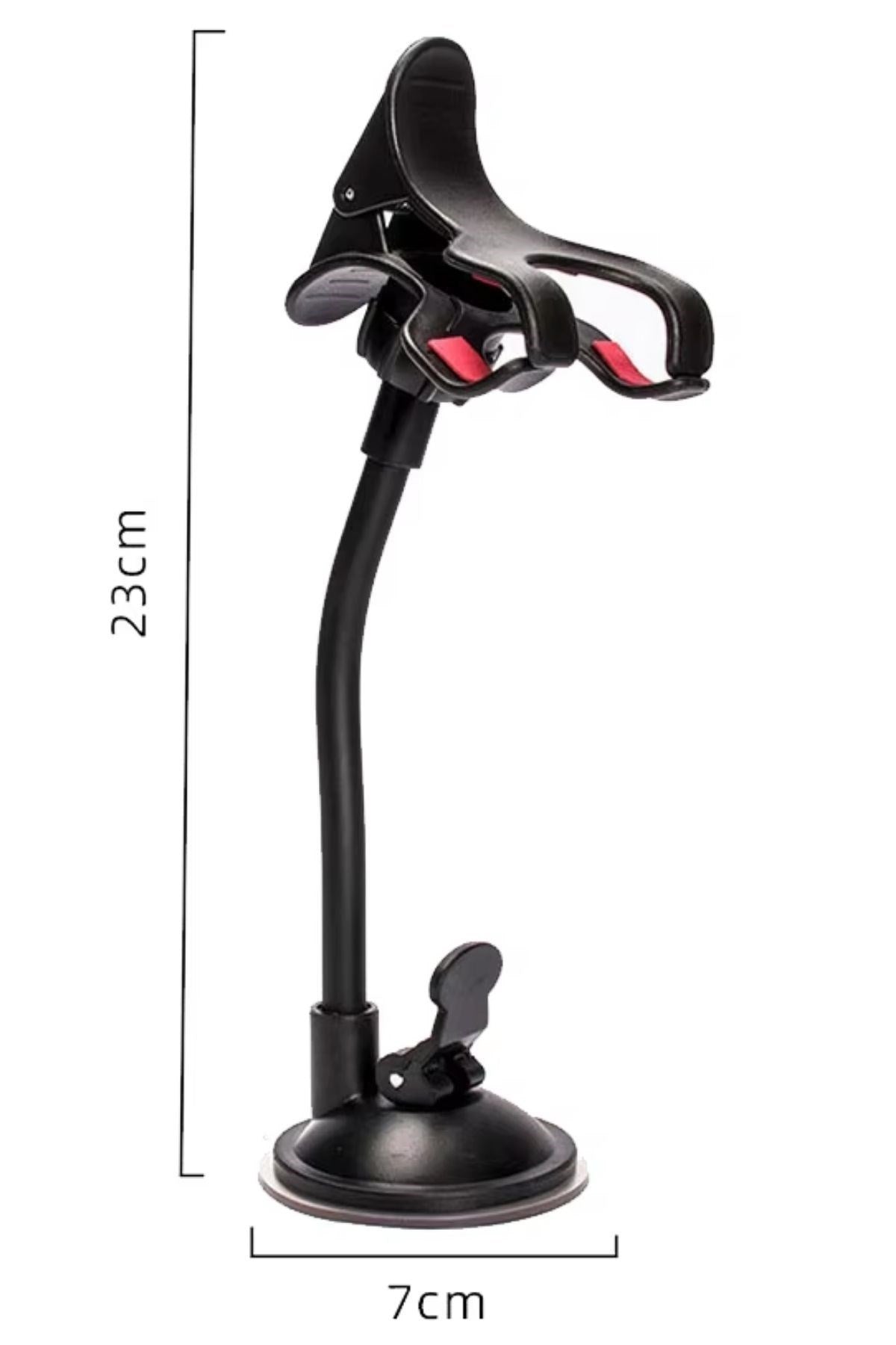 BUFFER® Akrobat Cama Sabitlenen Güçlü Vakumlu 360 Derece Dönen Tüm Modellere Uyan Oto Telefon Tutucu