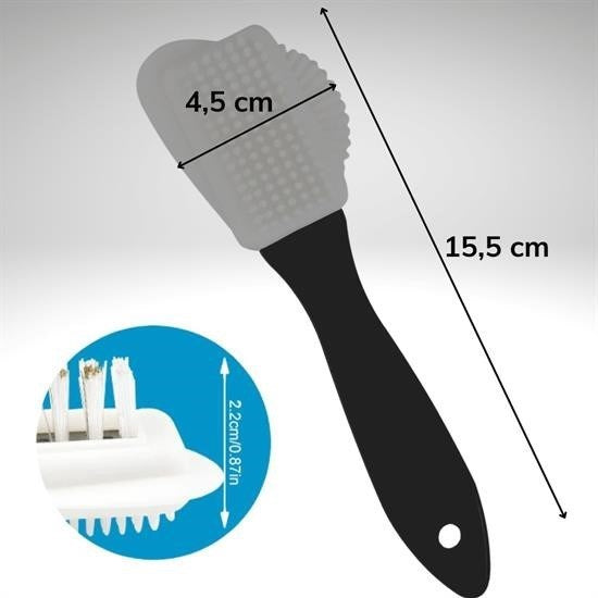 GENEL® Çift Taraflı Pratik Taşınabilir Süet Nubuk Deri Çizme Bot Ayakkabı Temizleme Bakım Fırçası - UcuzaGeliyor