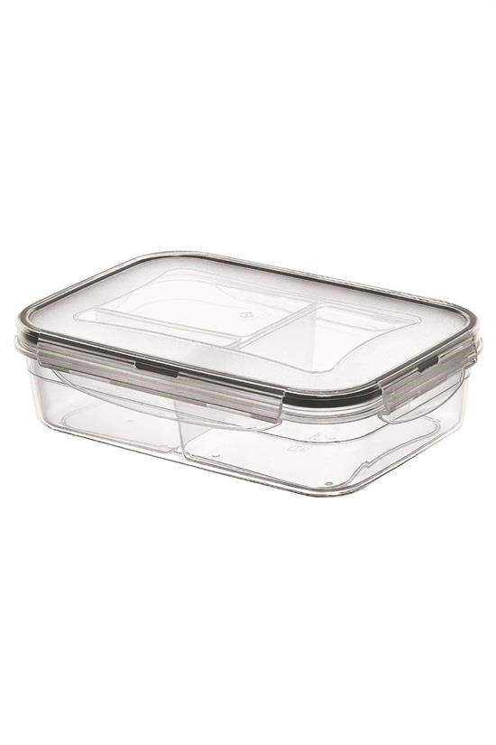 GENEL® 3 Bölmeli Kilitli Kapaklı 1 Litre Erzak Saklama Kabı LC-510