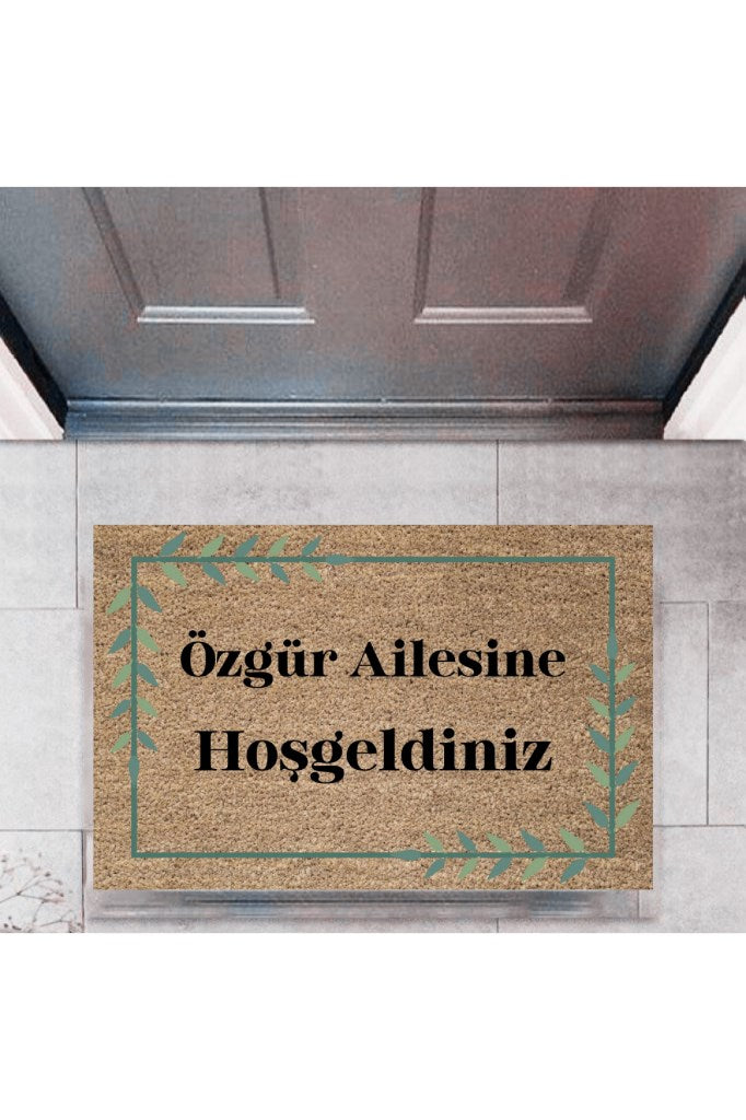 Kapı Önü Paspası Dekoratif Dijital Baskı Kişiye Özel P-2313 - UcuzaGeliyor