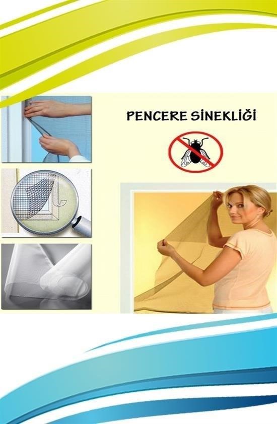 GENEL® Tüm Cam Pencere Kapılara Uyumlu Çift Kanat Pencere Sinekliği