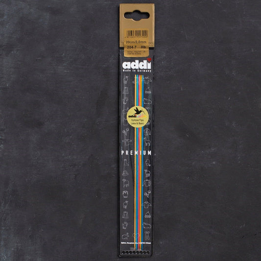 Addi Colibri 2mm 20cm Renkli Çorap Şişi - 204-7 - UcuzaGeliyor