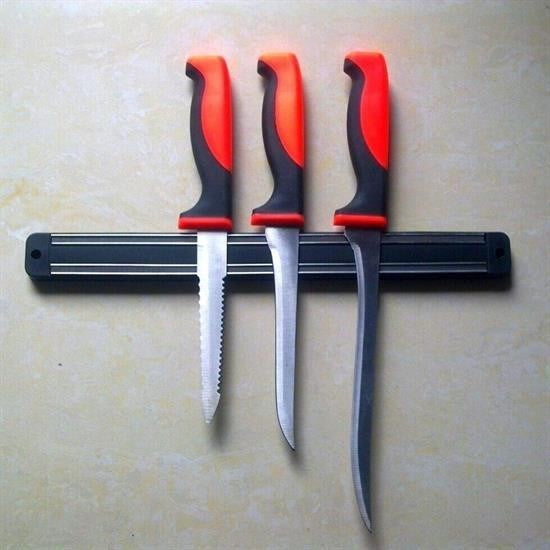 GENEL® Mıknatıslı Paslanmaz Duvar Bıçak Askısı Standı 55 Cm Aparat