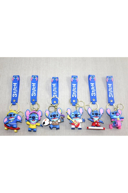 Stitch Silikon Anahtarlık | Karakter Figürü Alk4258 | Lisinya