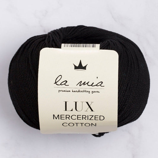 La Mia Lux Mercerized Cotton Siyah El Örgü İpi - 1 - 33741 - UcuzaGeliyor