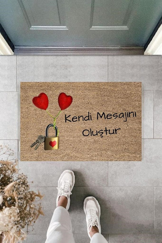 Dijital Baskı Kişiye Özel İç Kapı Dekorasyon Paspas  PS11252 - UcuzaGeliyor