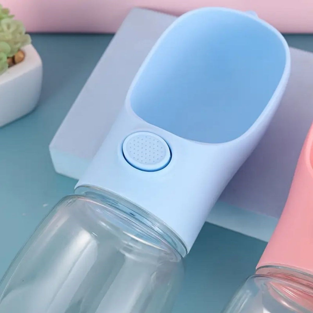 GENEL® Taşınabilir Butonlu 350 ml Evcil Hayvan Suluğu