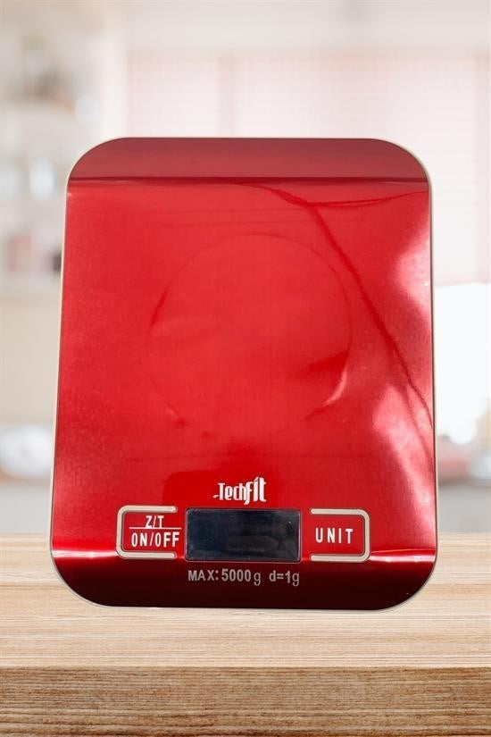 GENEL® TF 1002 Hassas Ölçümlü  Maksimum 5 Kg Kapasiteli Led Ekran Platin Dijital Mutfak Tartısı