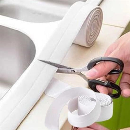 BUFFER® Su Sızdırmaz  Banyo Mutfak Lavabo Küvet İzolasyon Şerit Bant - UcuzaGeliyor