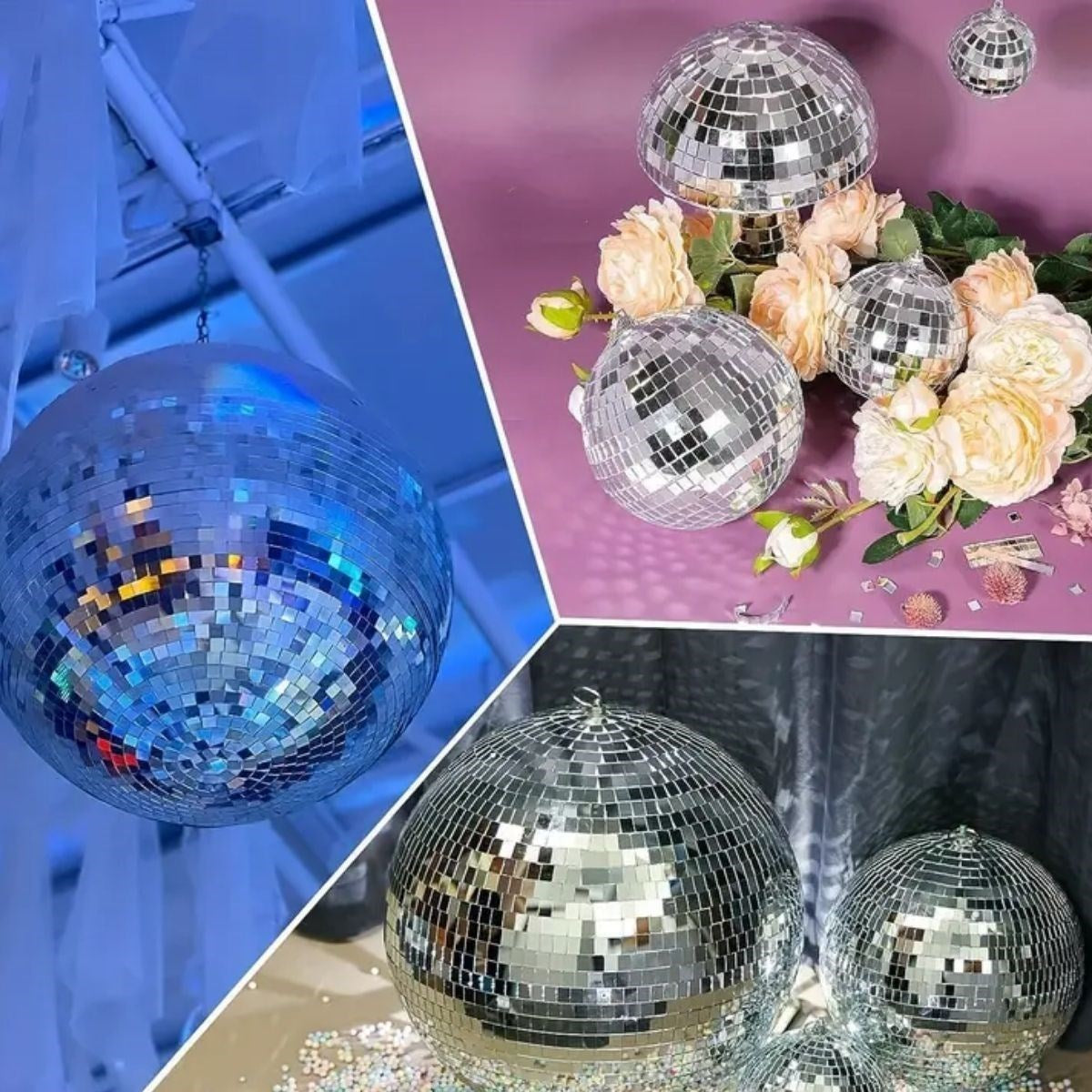 GENEL®1 Metre Uzunluğunda Gümüş Renk Aynalı Mozaik Taşlı Dekor Bandı 4 cm x 1 mt - UcuzaGeliyor