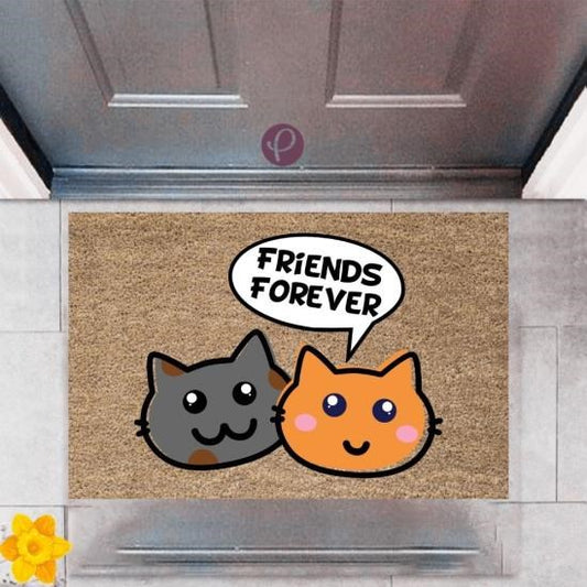 Kapı Önü Paspası Dekoratif Dijital Baskı Friends Forever P-2366 - UcuzaGeliyor