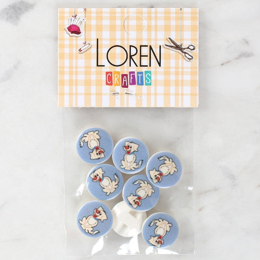 Loren Crafts 8'li Köpek Düğme - 1243 - UcuzaGeliyor