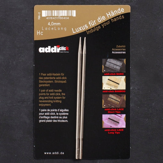Addi Click Lace 4mm Değiştirilebilir Uzun Uçlu Dan - UcuzaGeliyor