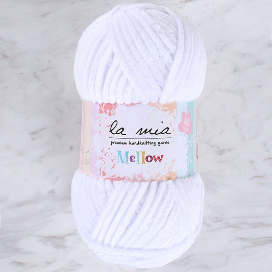 La Mia Mellow Beyaz El Örgü İpi - 901 - 34150 - UcuzaGeliyor