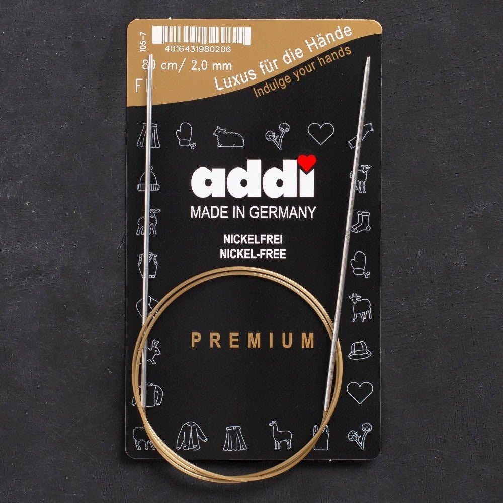 Addi 2mm 80cm Klasik Misinalı Şiş- 105-7 - UcuzaGeliyor