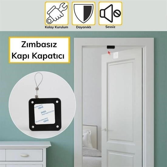 GENEL® Yangına Dayanıklı Sıva Üstü Tüm Kapılar İçin Uygun Otomatik Kapanan Hızlı Otomatik Kapı Kapa - UcuzaGeliyor