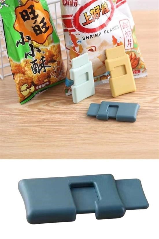 GENEL®  6lı Hava Sızdırmaz Poşet Torba Ambalaj  Ve Paket Kıstırmalı Kapatma Klipsi