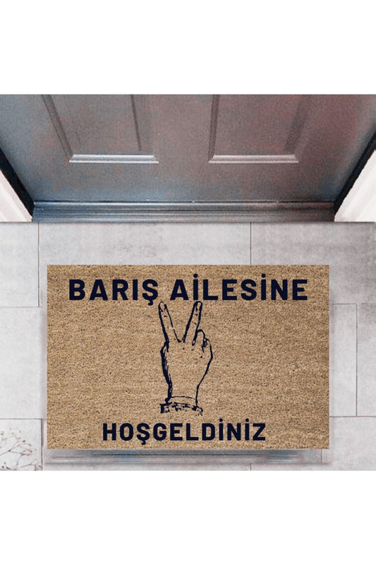 Kapı Önü Paspası Dekoratif Dijital Baskı Kişiye Özel P-2447 - UcuzaGeliyor